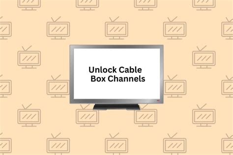 how to unlock cable box